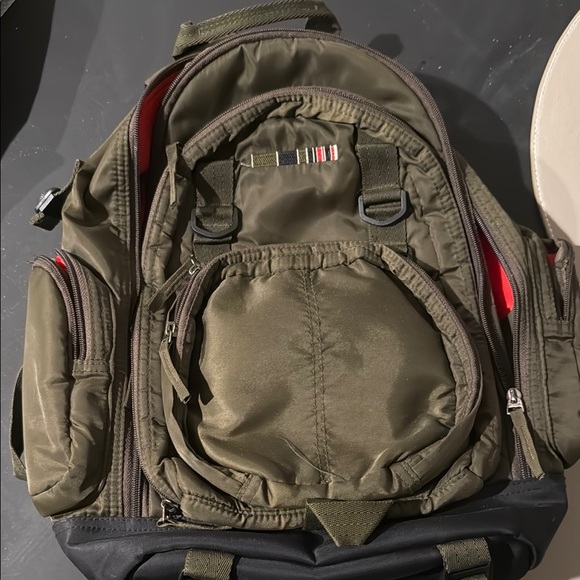 Olive Green Backpack - Picture 1 of 3